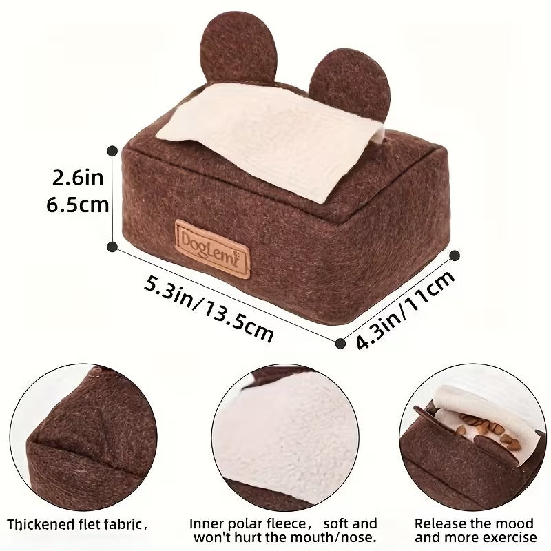 Tissue Box Enrichment Toy