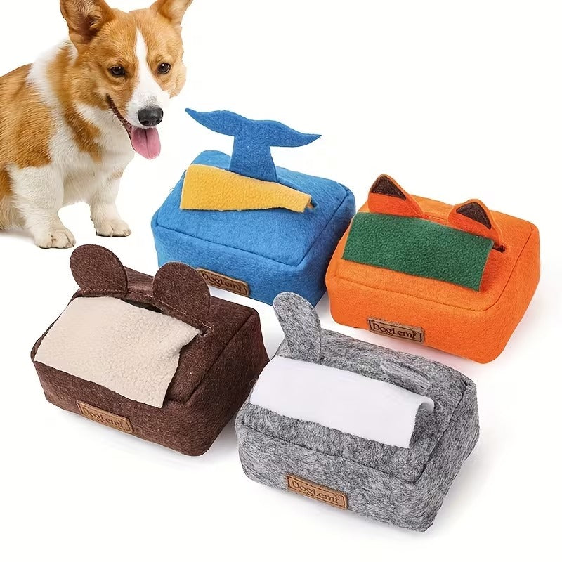 Tissue Box Enrichment Toy