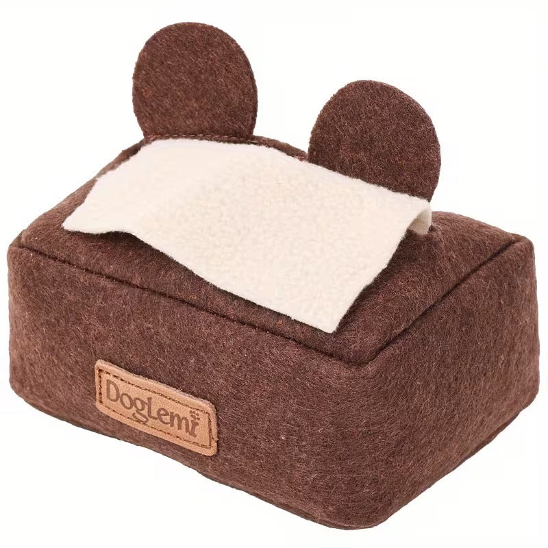 Tissue Box Enrichment Toy