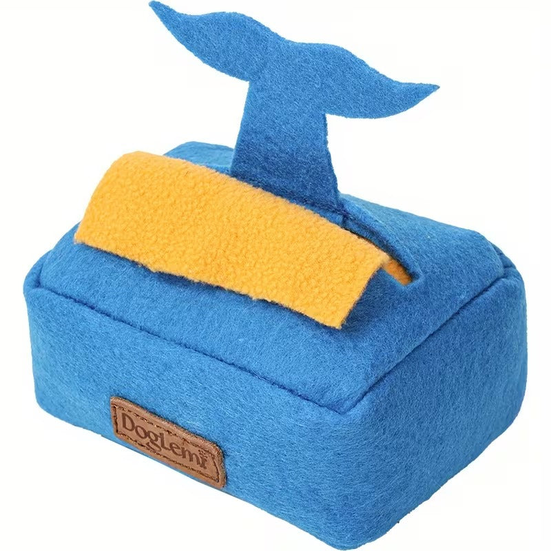 Tissue Box Enrichment Toy