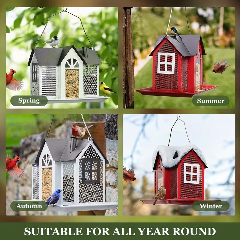 Triple-Feeder Birdhouse