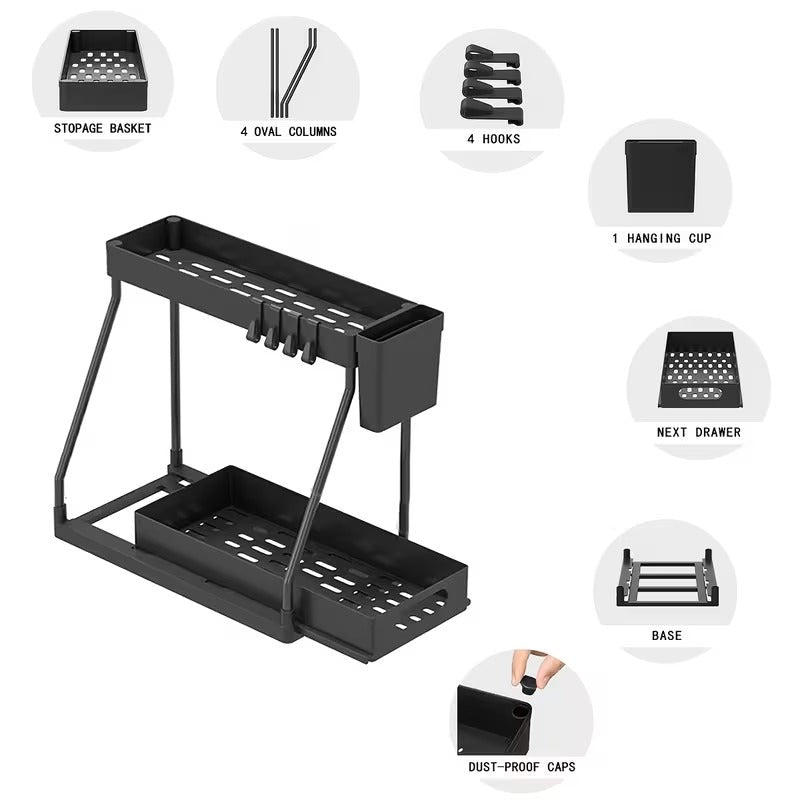 Ultimate 2-Pack Pull-Out Organizer