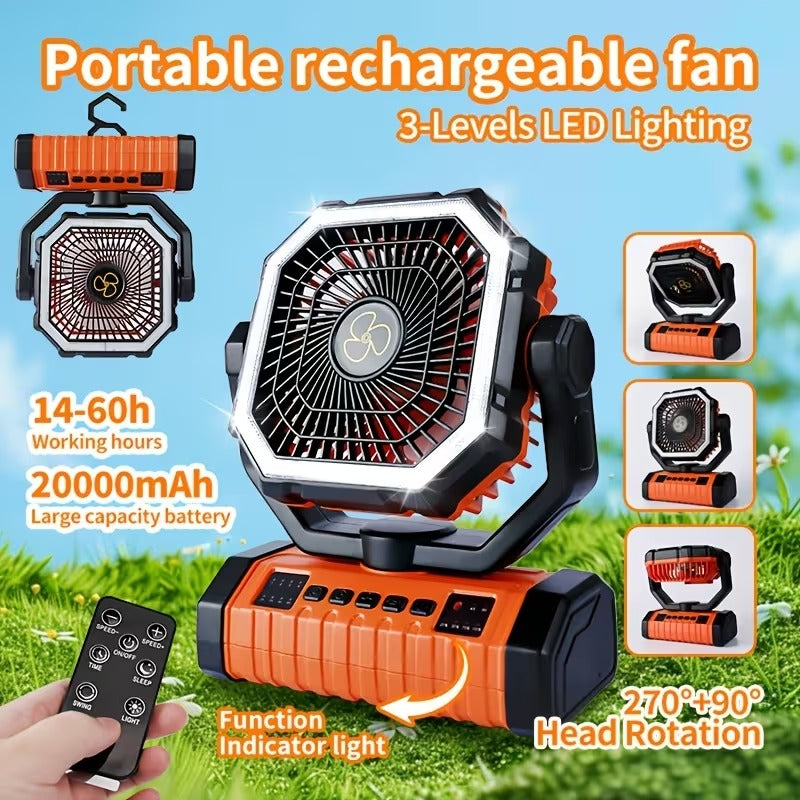 Ultimate 20000mAh Camping Fan Light