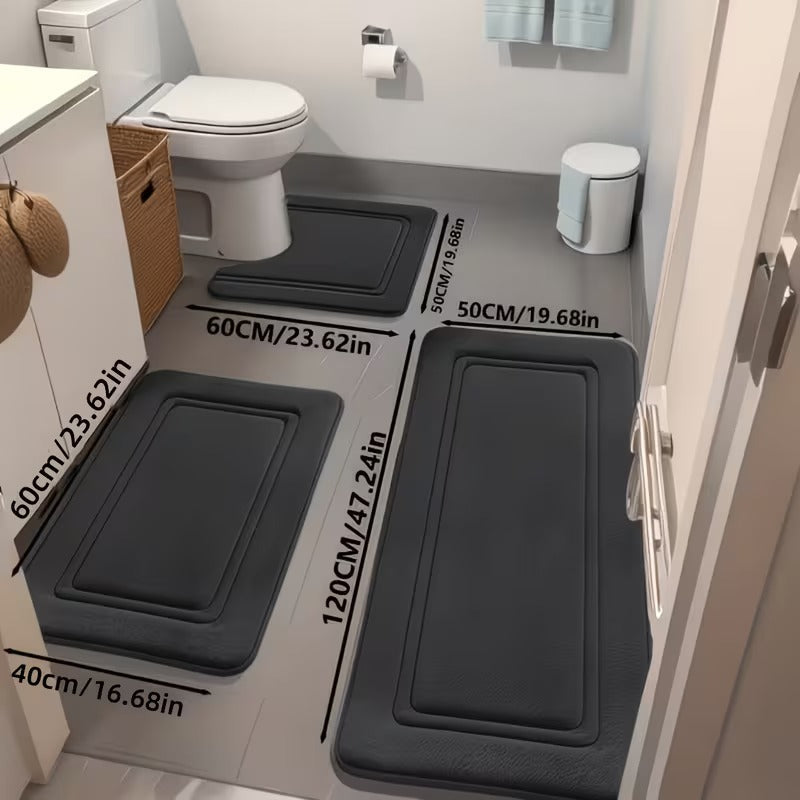 Ultimate 3-Piece Bath Mat Comfort Set