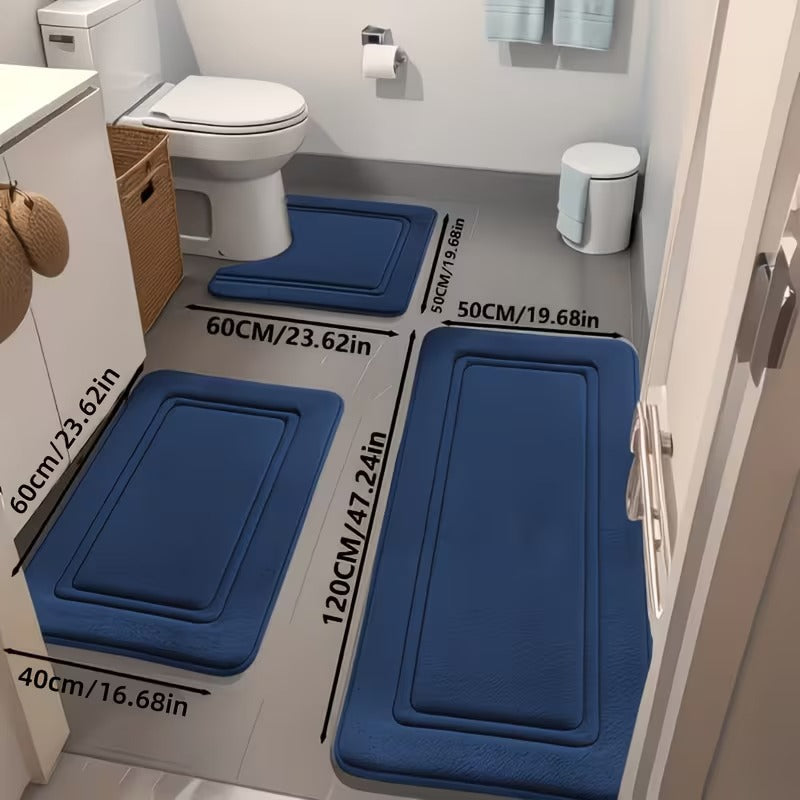 Ultimate 3-Piece Bath Mat Comfort Set