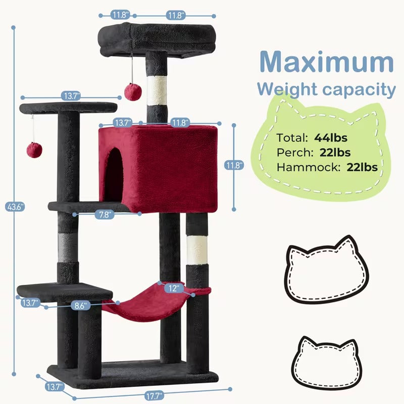 Ultimate 44-Inch Multi-Cat Tower