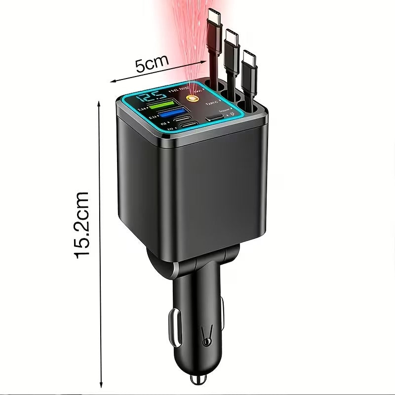Ultimate 7-in-1 Retractable Car Charger
