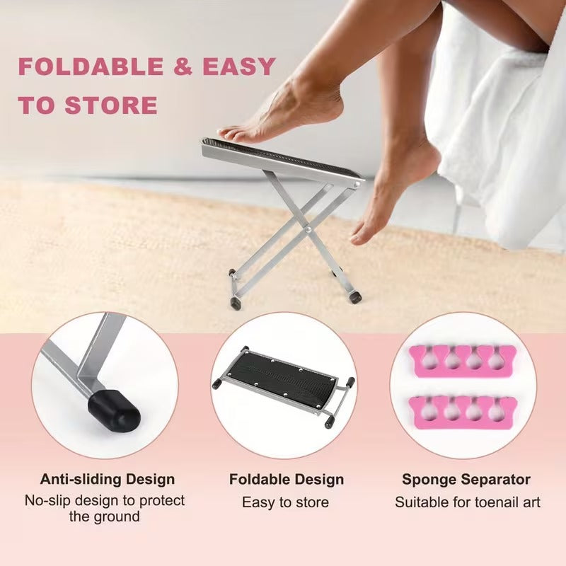 Ultimate Adjustable Pedicure Foot Rest