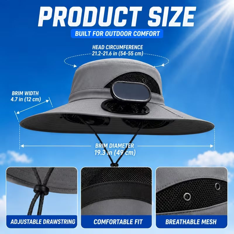 Ultimate Dual-Fan Cooling Hat