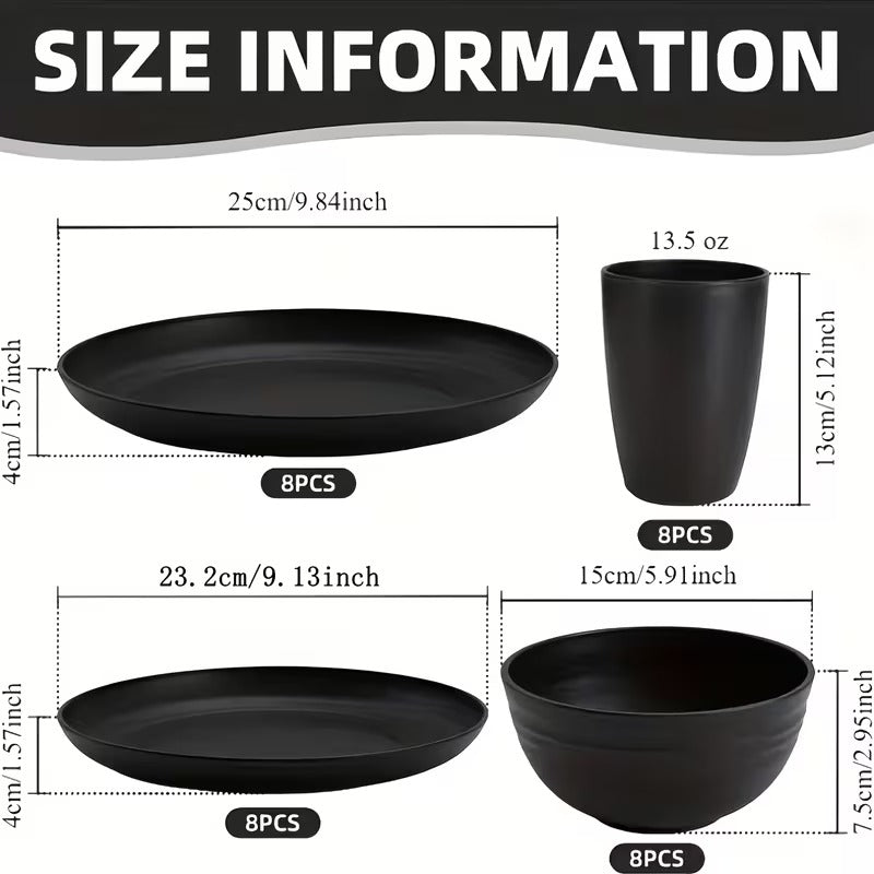 Ultimate Wheat Straw Dinnerware Set