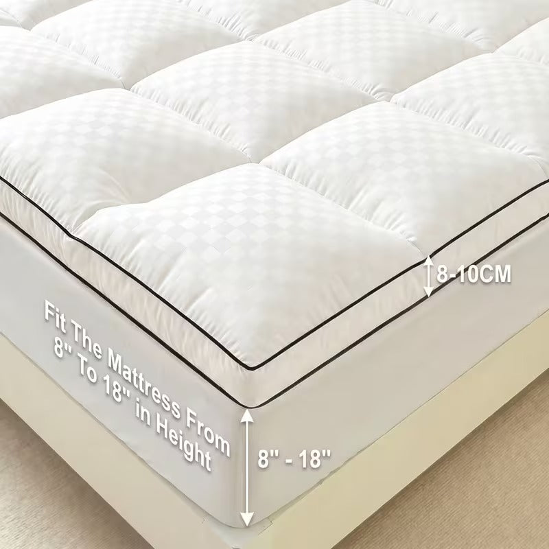 Ultra-Plush Deep-Pocket Mattress Topper