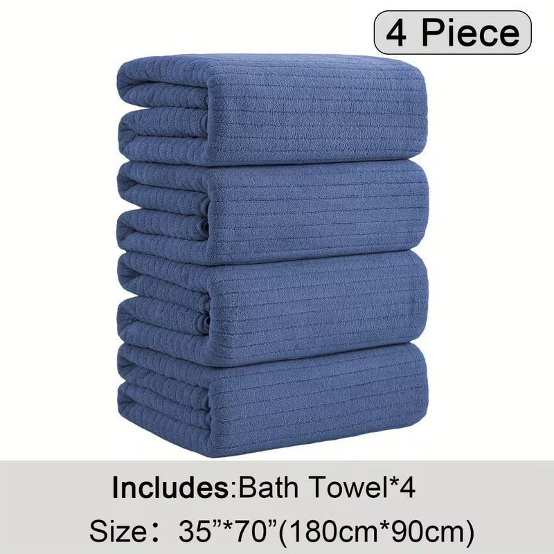 Ultra-Plush Oversized Bath Towel Set