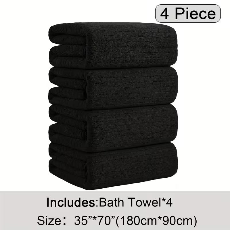 Ultra-Plush Oversized Bath Towel Set