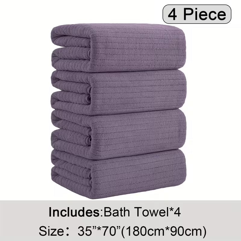 Ultra-Plush Oversized Bath Towel Set