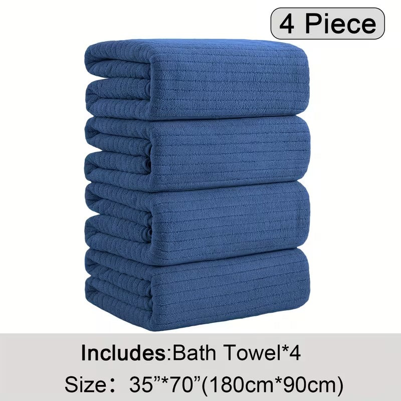 Ultra-Plush Oversized Bath Towel Set