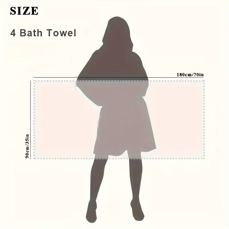 Ultra-Plush Oversized Bath Towel Set