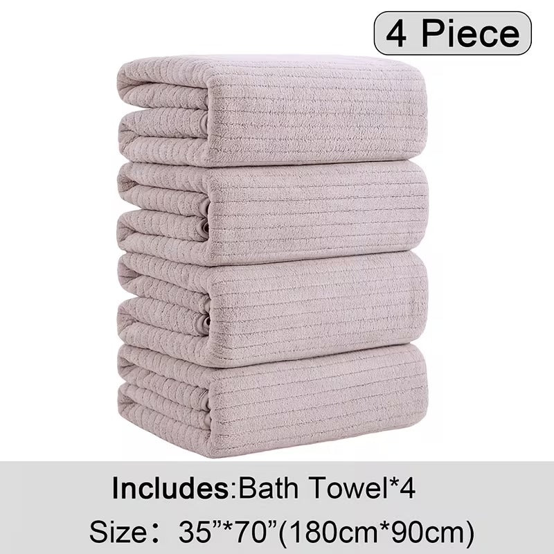Ultra-Plush Oversized Bath Towel Set