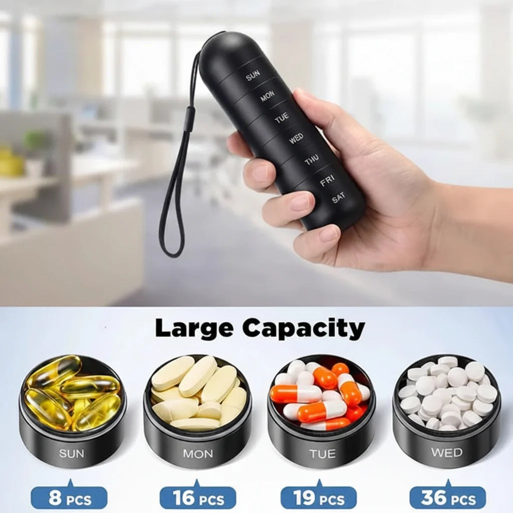 Weekly Travel Pill Organizer
