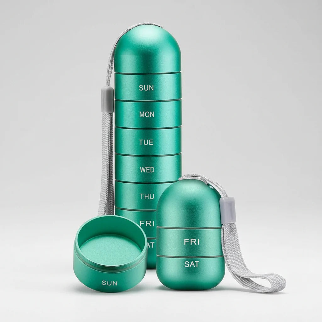 Weekly Travel Pill Organizer