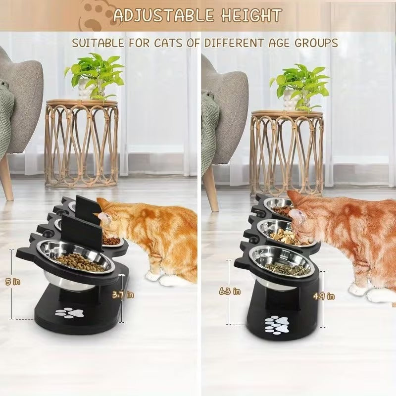 15° Tilted Pet Bowl Stand