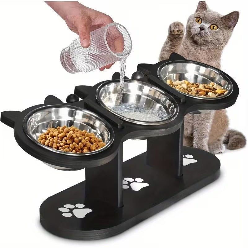 15° Tilted Pet Bowl Stand