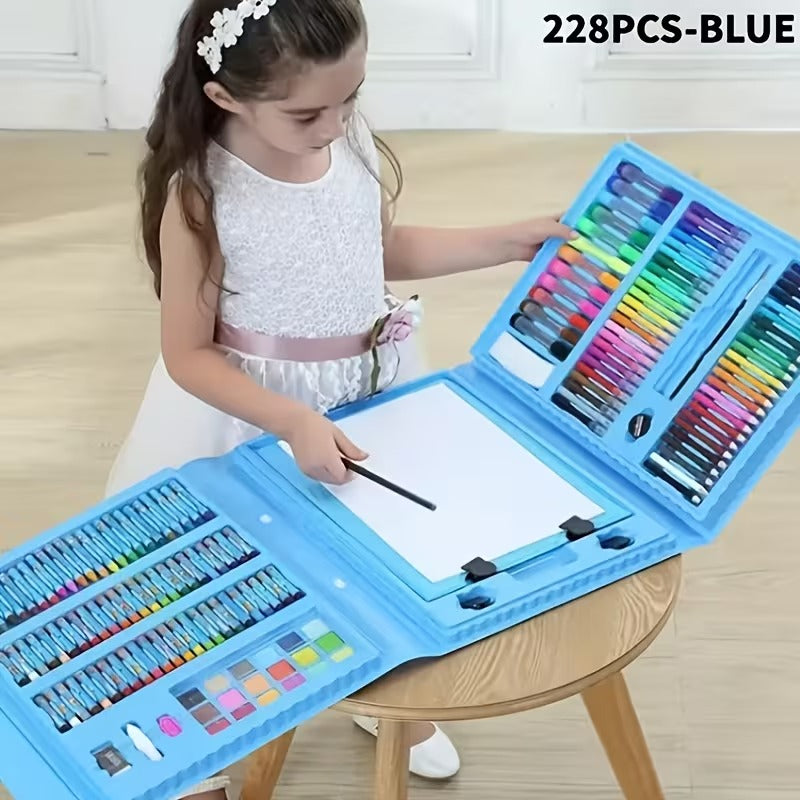 208-Piece Kids Art Kit