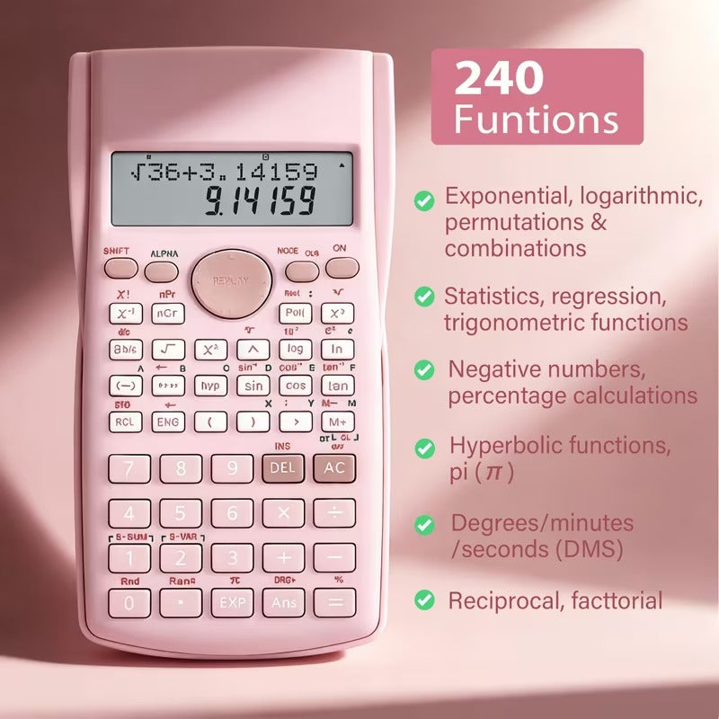 240-Function Scientific Calculator