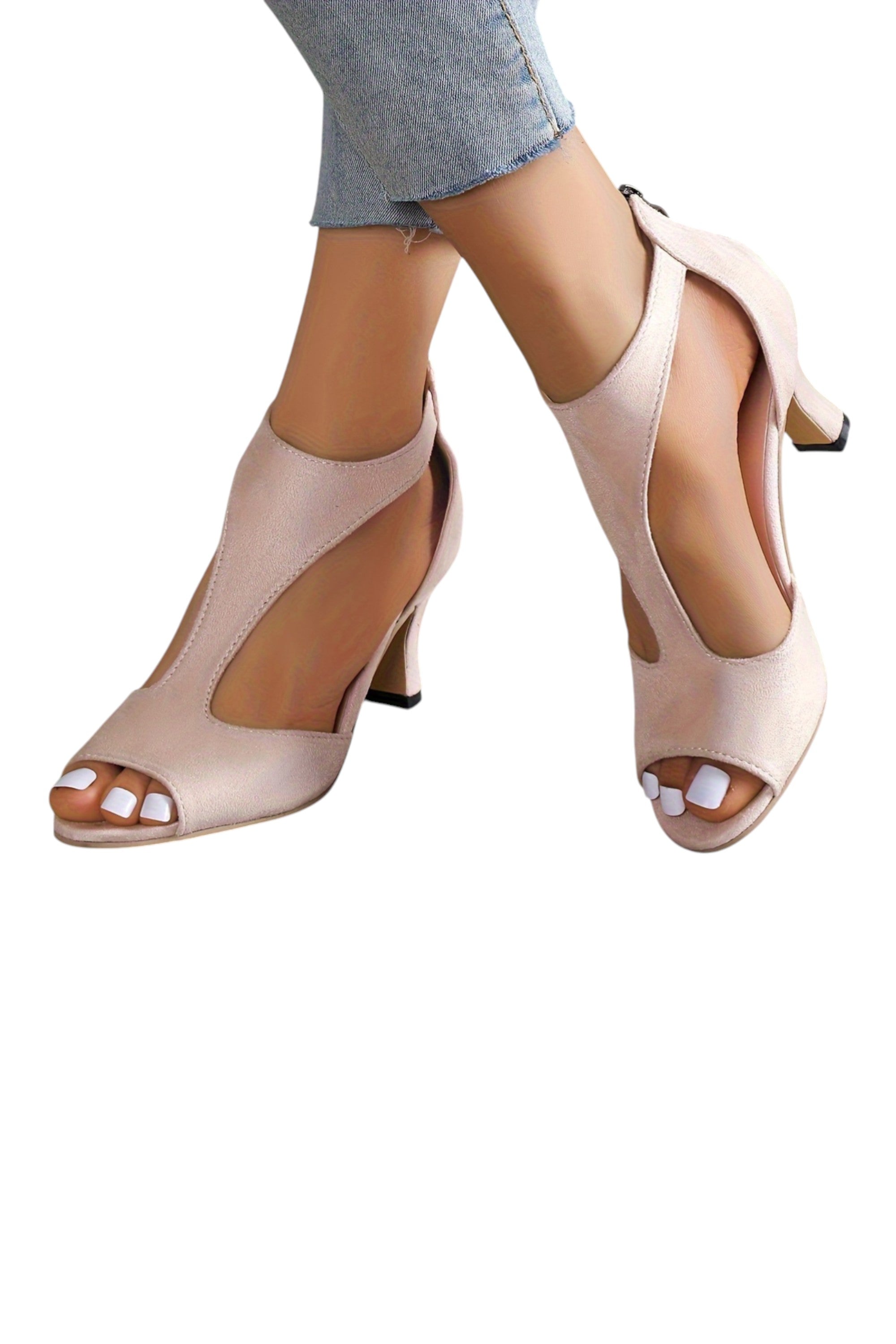 Rumef | Women’s T-Strap Block Heel Sandals