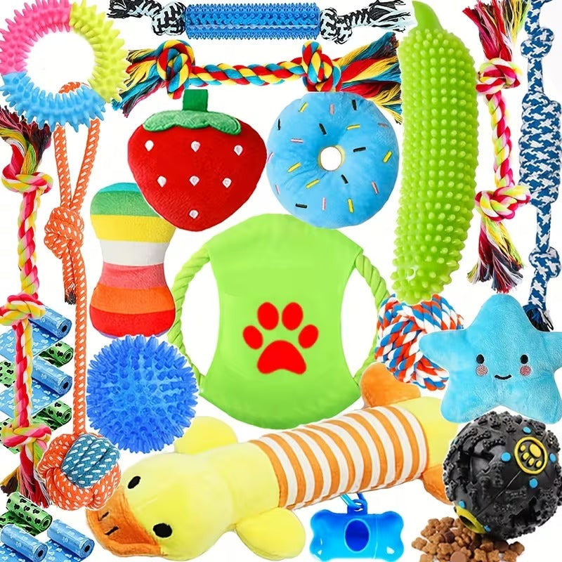 25-Piece Puppy Toy Set