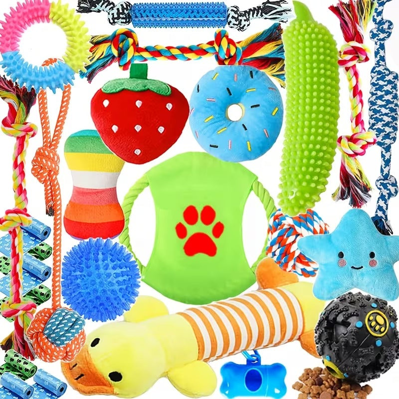 25-Piece Puppy Toy Set