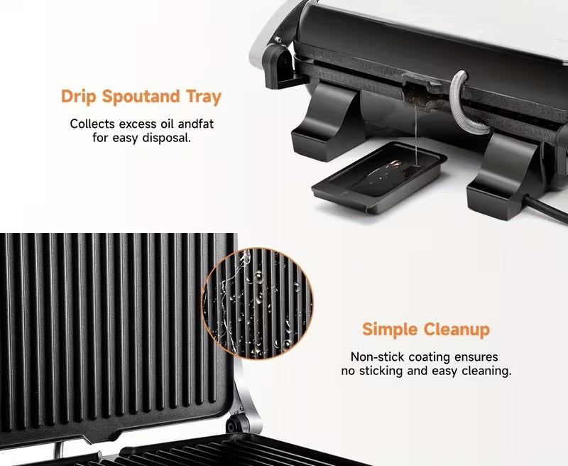 3-in-1 Panini Press Grill