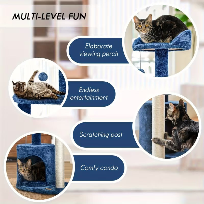 32-Inch Cat Activity Tower