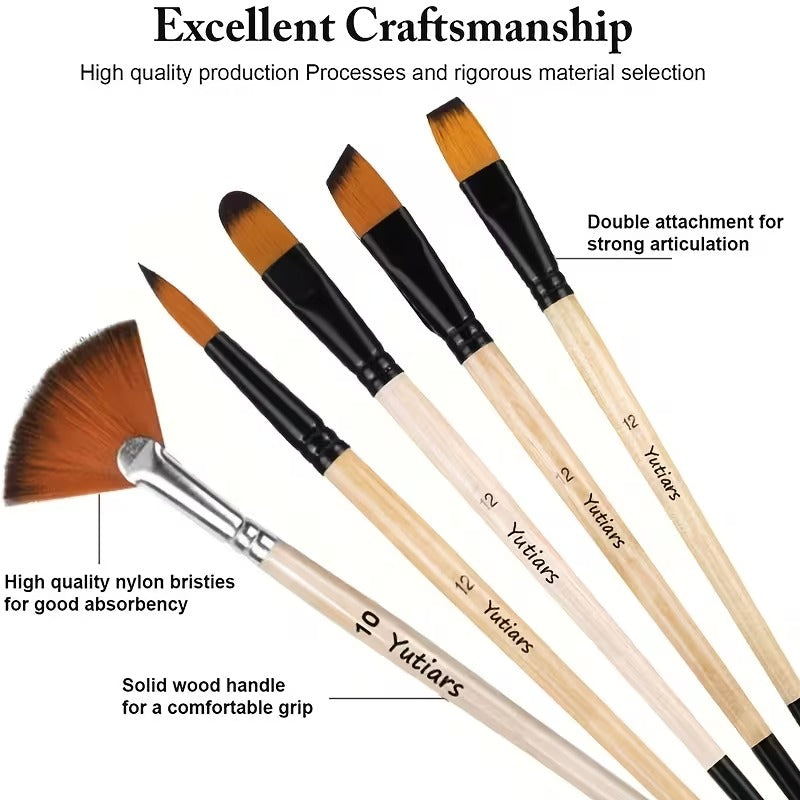 32-Piece Artist Brush Set