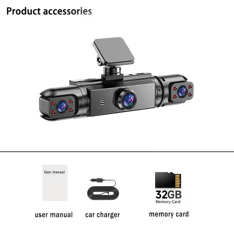 360° Dash Cam Coverage