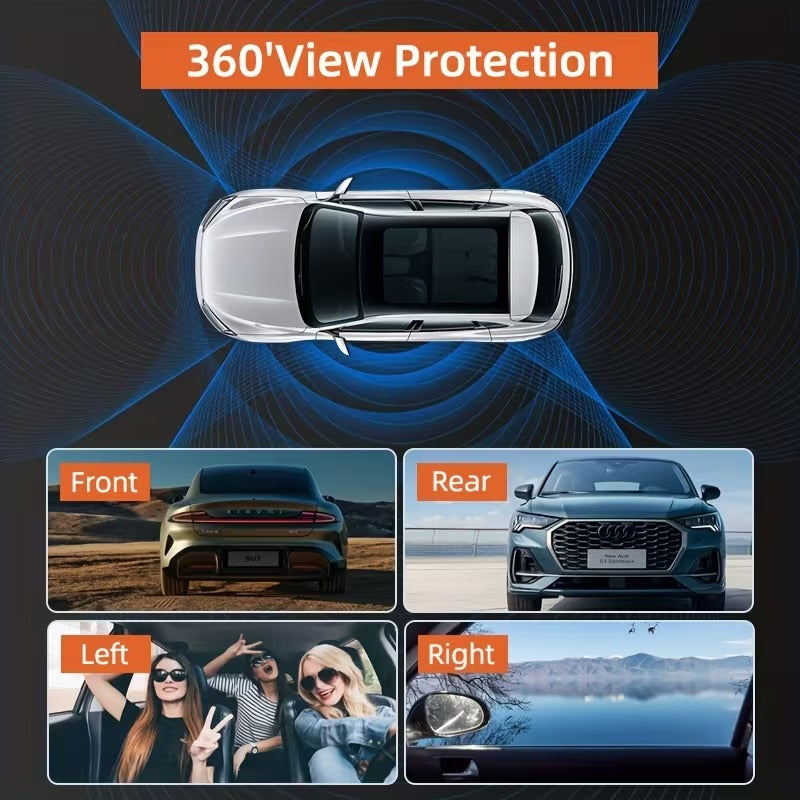 360° Dash Cam Coverage