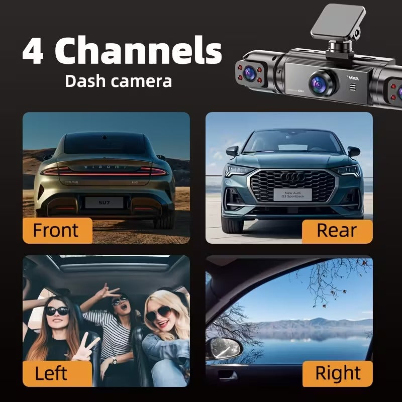 360° Dash Cam Coverage