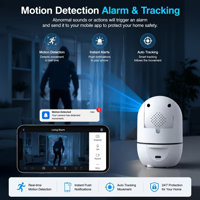 360° Indoor Security Camera 4-Pack