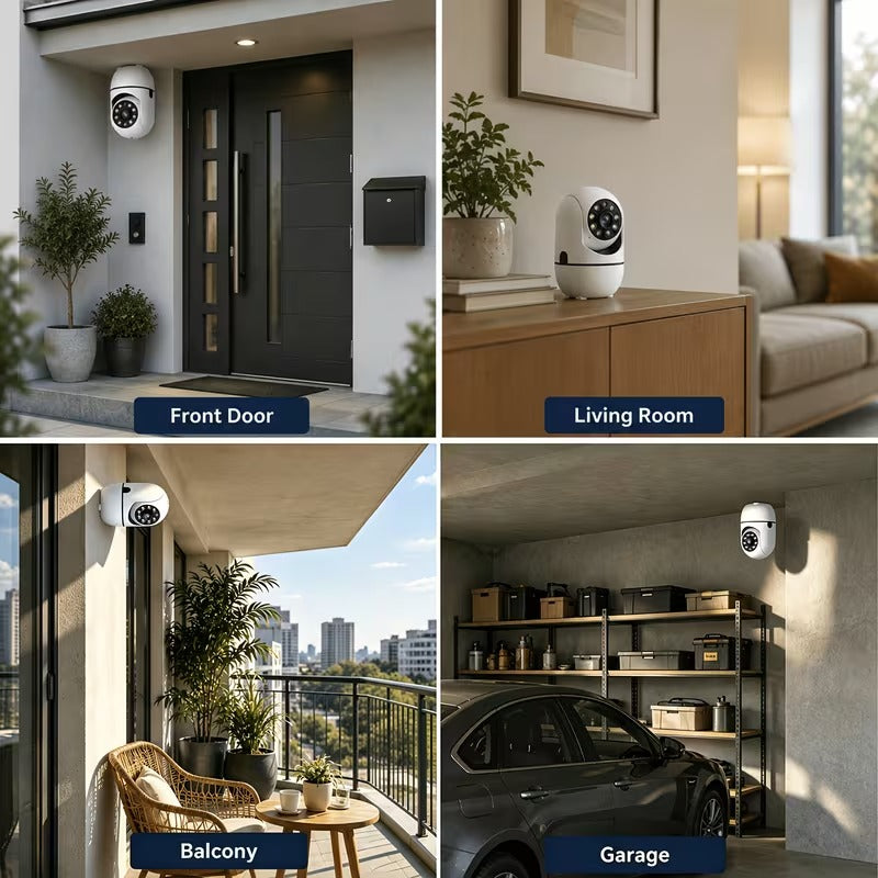 360° Indoor Security Camera 4-Pack