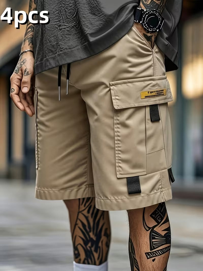 4-Pack Performance Cargo Shorts