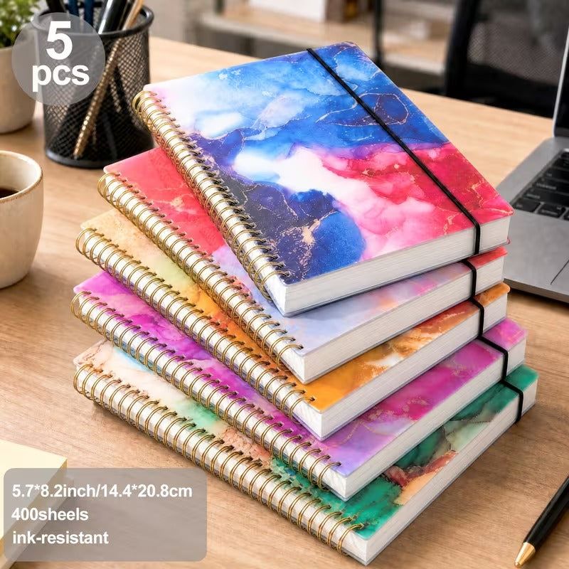 5-Pack A5 Notebook Set