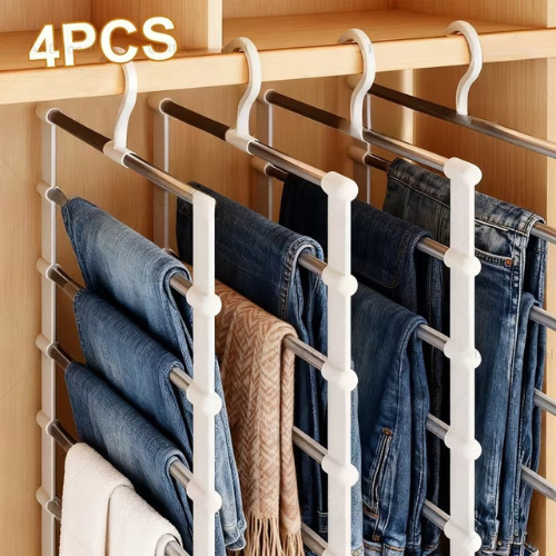 7-Tier Pants Hanger Set