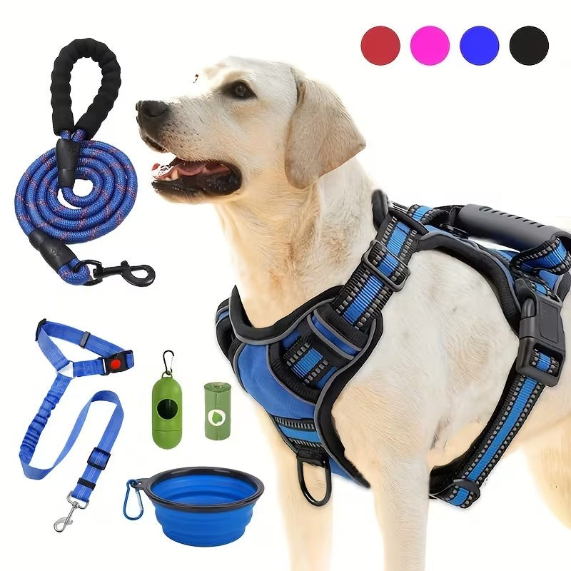 6-in-1 No-Pull Harness Set