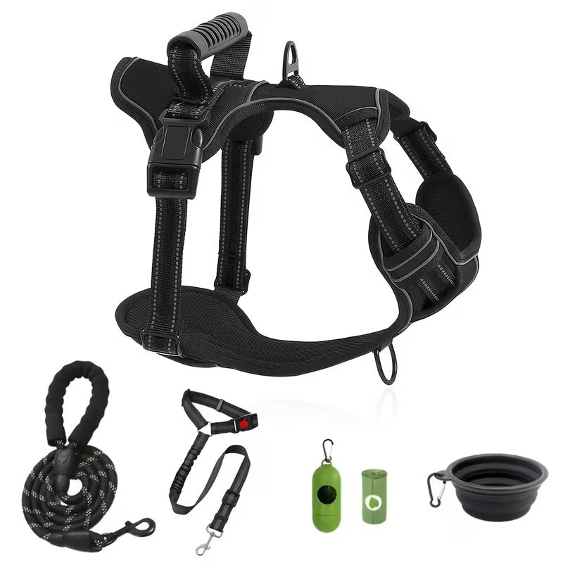 6-in-1 No-Pull Harness Set