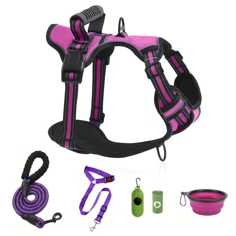 6-in-1 No-Pull Harness Set