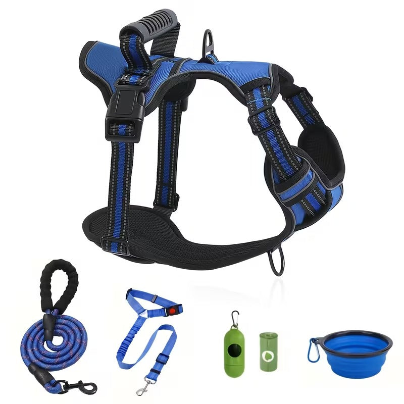 6-in-1 No-Pull Harness Set