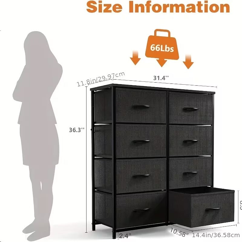 8-Drawer Storage Dresser