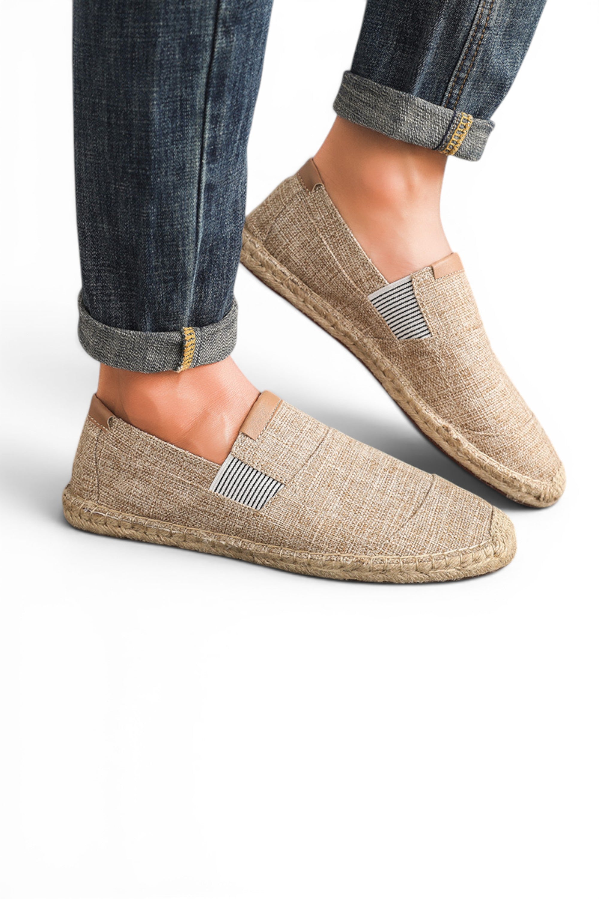 Rumef | Men's Breathable Cotton Espadrilles for Summer Comfort