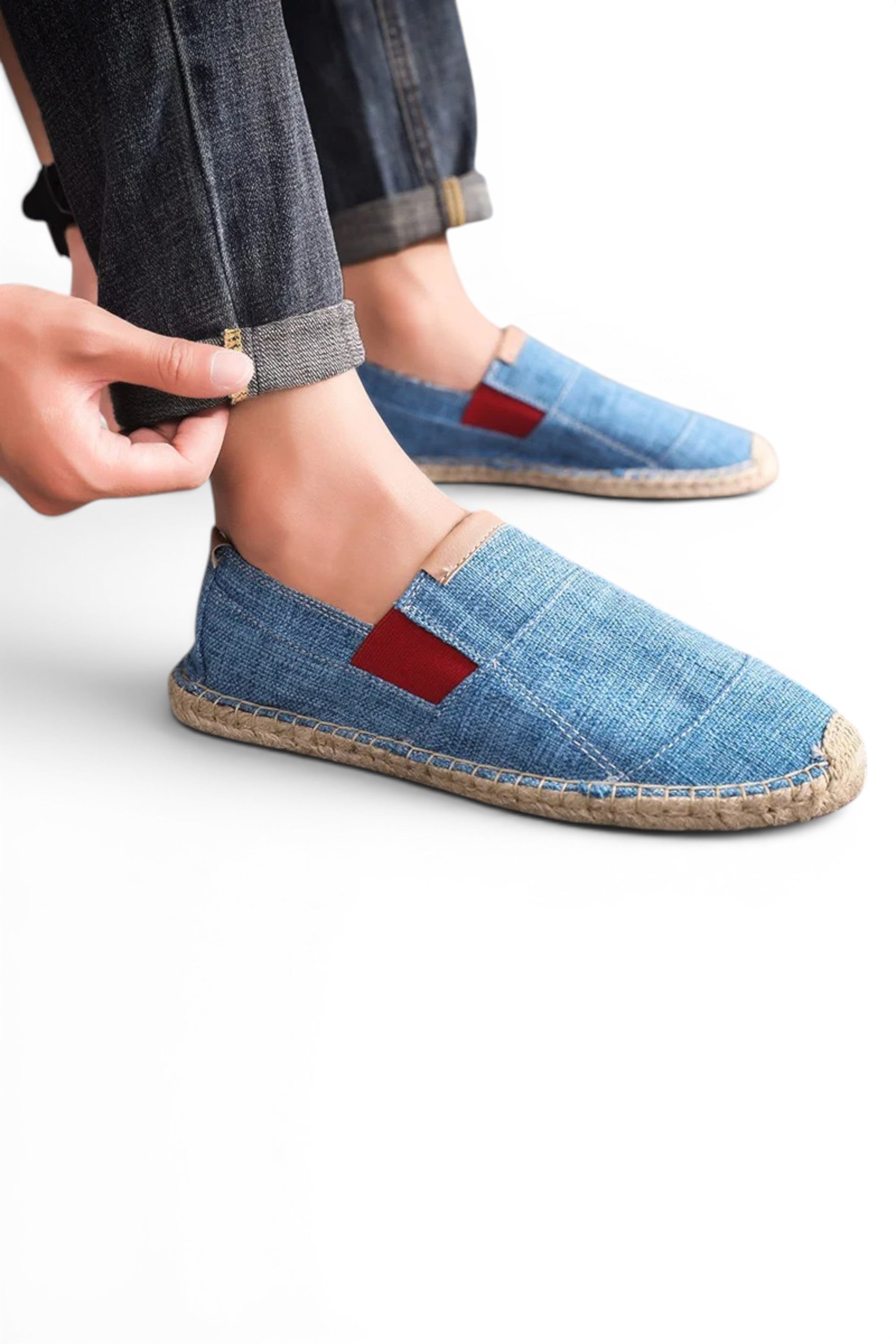 Rumef | Men's Breathable Cotton Espadrilles for Summer Comfort