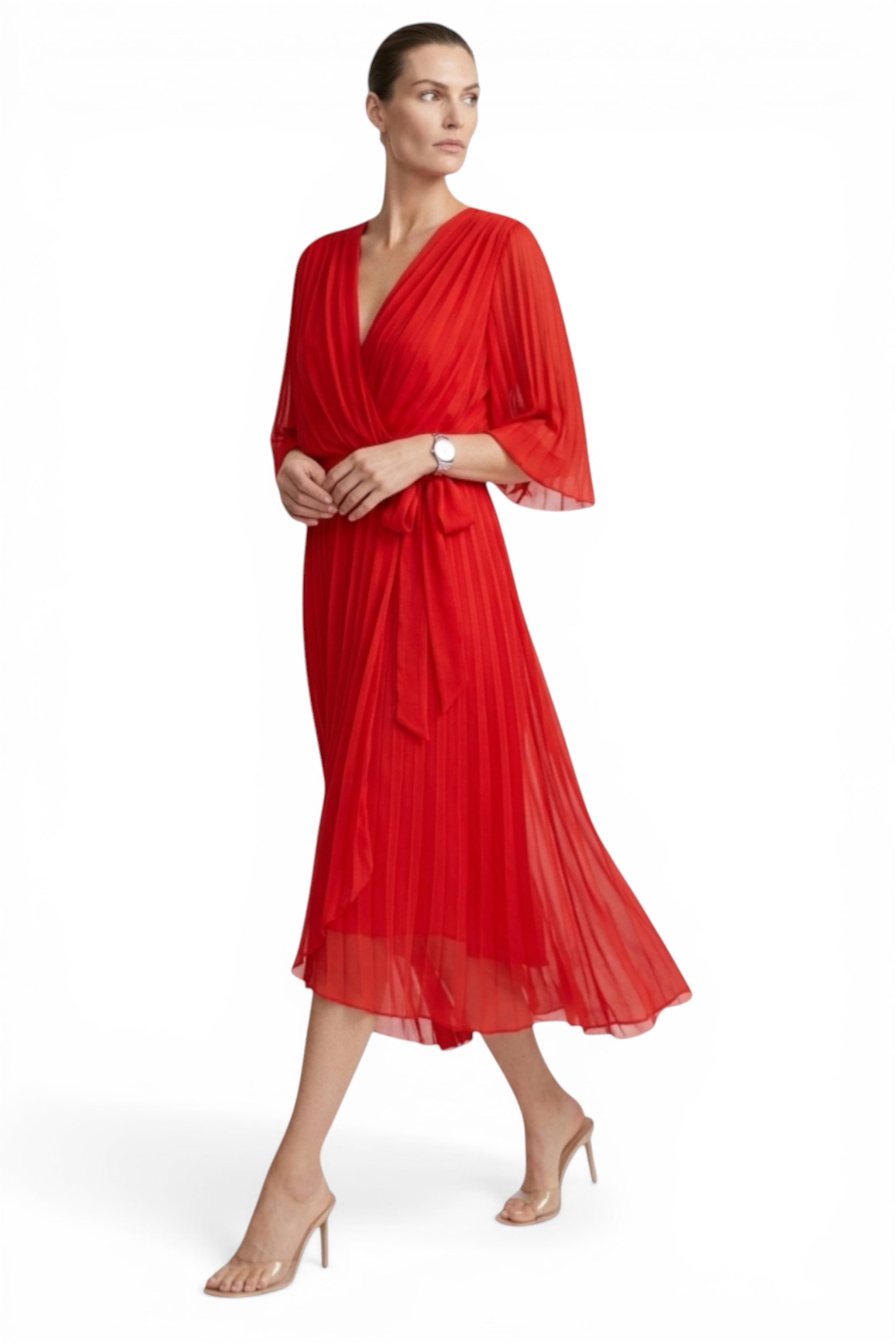 Rumef | Lace-Up Bat Sleeve Beach Dress for Women