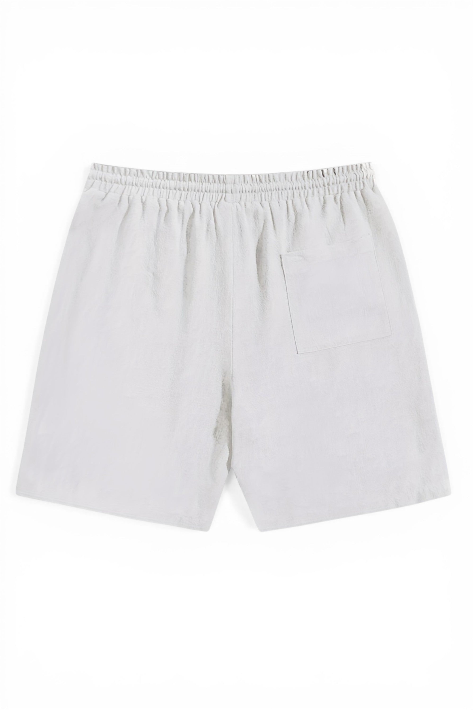 Light gray shorts on a white background